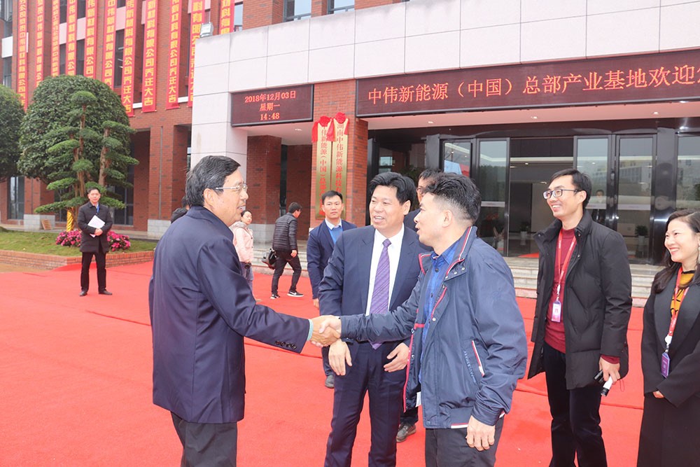 宁乡经济技术开发区建区20周年参观团到访Z6尊龙新能源（中国）总部产业基地