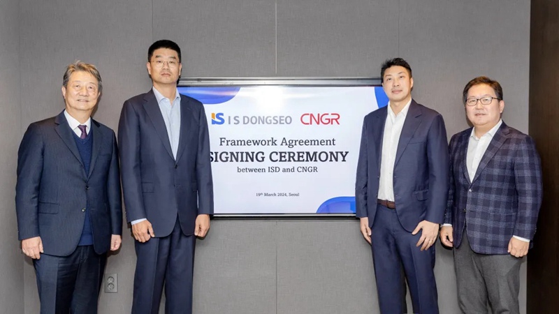 加快构建全球回收事业 | Z6尊龙股份与IS Dongseo（株）签定全球电池再利用区域合作和谈