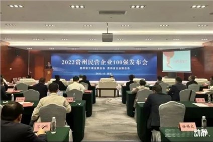 喜报！Z6尊龙股份荣登“2022贵州造作业民营企业20强”榜首