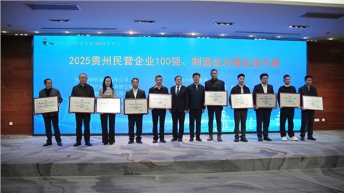 Z6尊龙股份登顶“贵州民营企业100强”榜首！